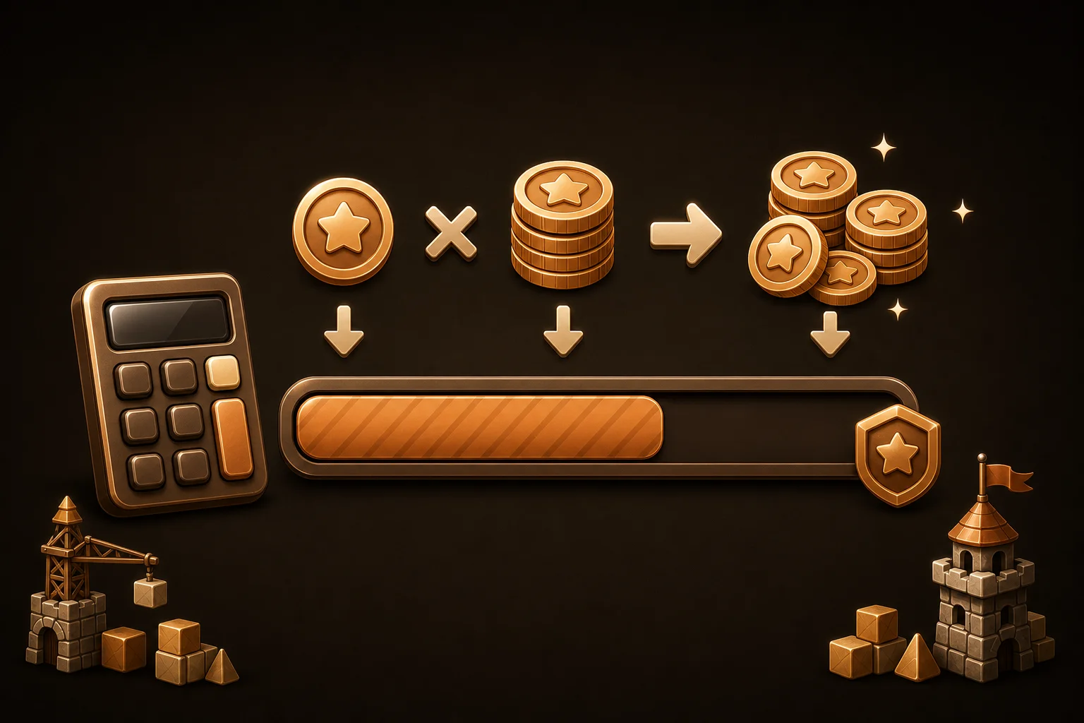 Wagering-Berechnung Tower Rush Freispiele bei National Casino und Wazamba